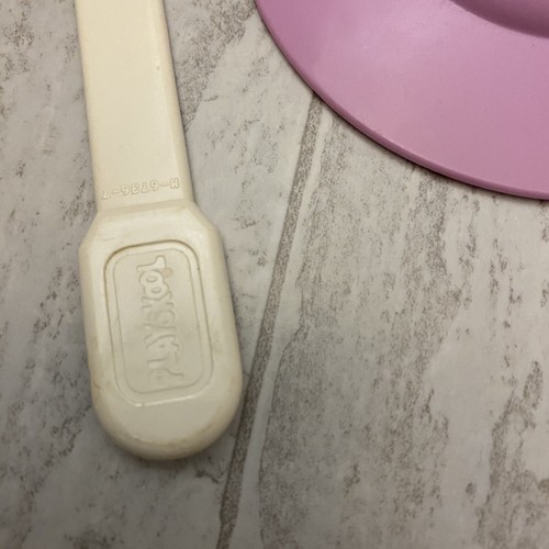 Vintage Playskool Spoon & Plate Pretend Play Utensils Make-believe Kitchen Tools - Picture 12 of 12