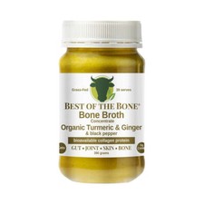 Best of the Bone Bone Broth Beef Concentrate Organic Turmeric  Ginger  Blac...
