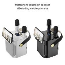 Wireless Bluetooth Speaker Dual Microphone Karaoke Home Portable Karaoke Speaker