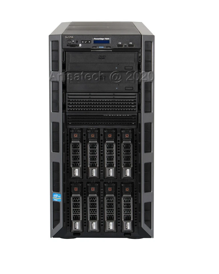 Dell PowerEdge T620 DUAL Xeon E5-2670 3.30GHz Turbo 192GB DDR3 - 4x600GB SAS 15K - Image 2 of 4