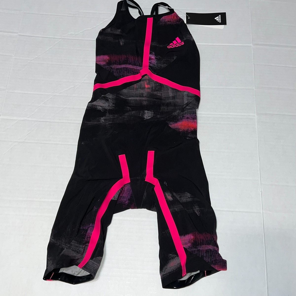 Adidas Freestyle XVIII Open Back 20” Swim Suit Speed Skin CD5235 $469 FINA  NEW