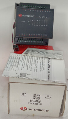 1 NEW UNITRONICS IO-DI16 16 DIGITAL INPUT EXPANSION MODULE NIB ***MAKE OFFER***