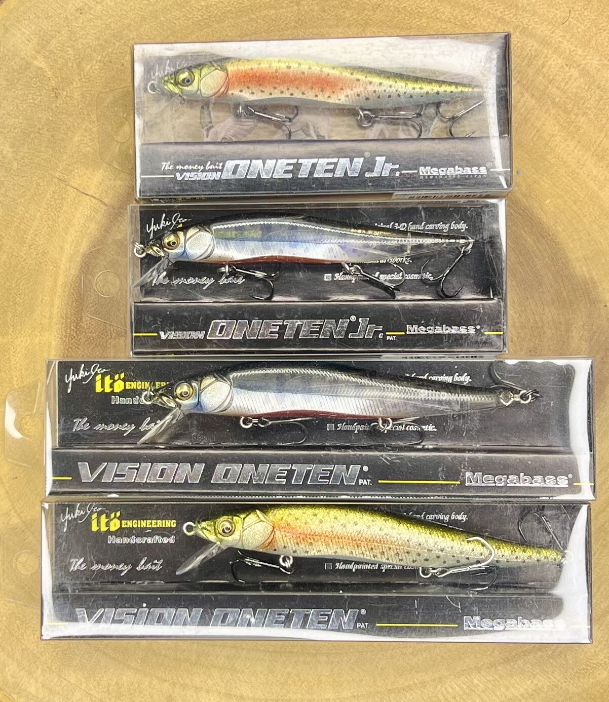 Megabass (Lot Of 4) Ito Vision Oneten Jr. & Ito Vision 110 Suspending Jerkbaits! - Image 12