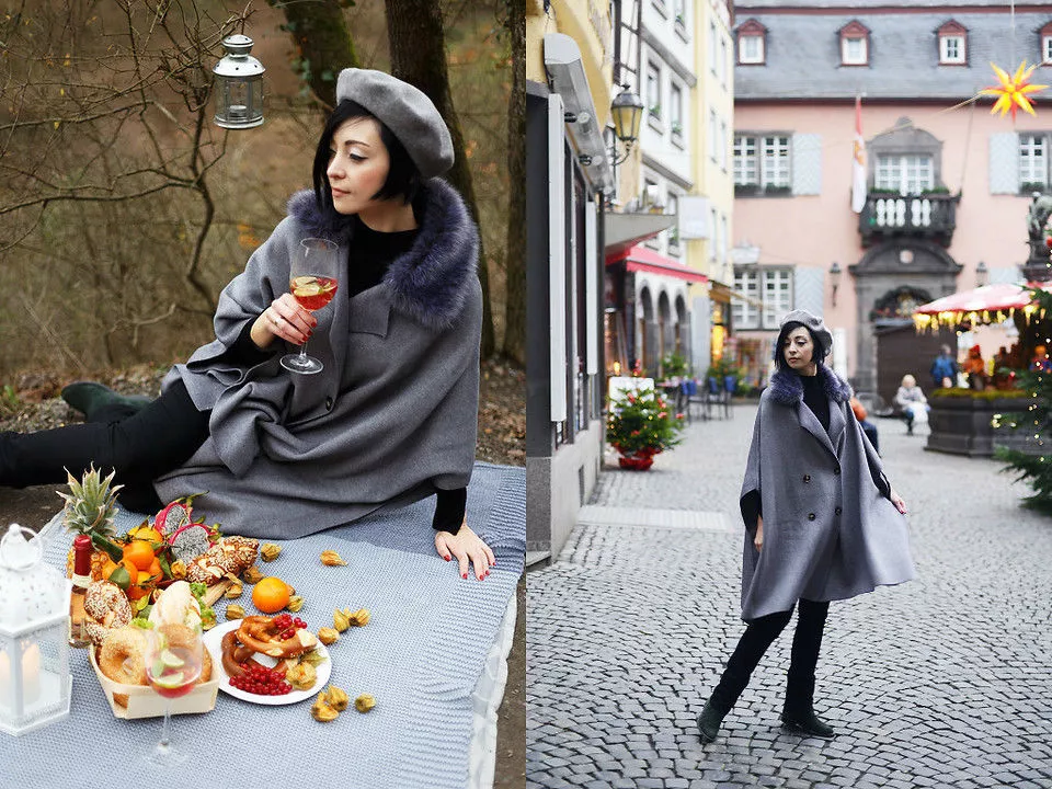 Poncho, cape, manteau voiture bébé enfant en doudou doublé, avec