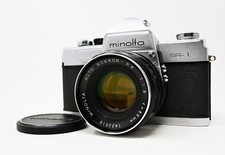 Excellent Minolta SR-1 35mm SLR w/ Auto Rokkor-PF 55mm f/2 F/S