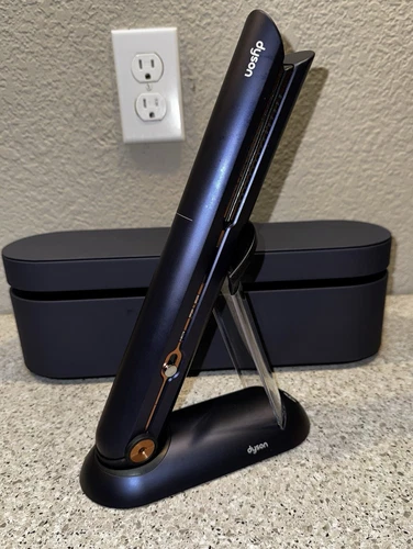 Dyson Corrale Hair Straightener Prussian Blue Rich Copper with  case & stand