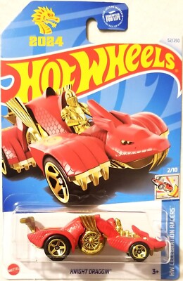 Hot Wheels - 2024 HW Celebration Racers 2/10 Knight Draggin 52/250 (BBHRY96)