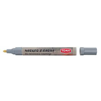 Ölmarker zur Renovierung von Grabsteininschriften Silber - Bild 1 von 1