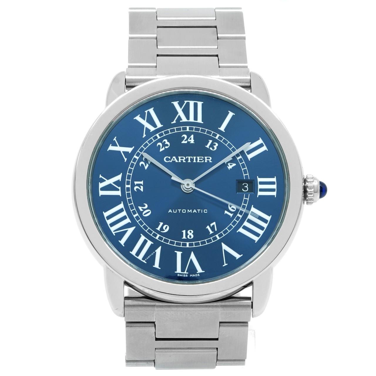 Cartier Ronde Solo de Cartier Watch Ronde Solo de WSRN0023 Blue Dial -