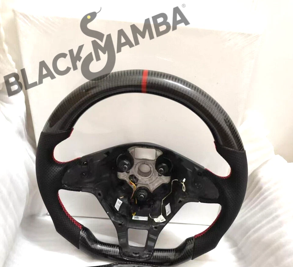 Carbon Fiber steering wheel Frame For VOLKSWAGEN Golf MK7 Polo Jetta Passat Foto 2 de 4