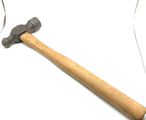 Vintage 32oz Ball Peen Hammer Wooden Handle 15.5" Long Unknown Maker - Picture 1 of 4