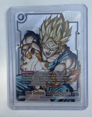 Son Gohan: Adolescence SB02-026 Alternate Art Manga Booster 02 Dragon Ball Karte