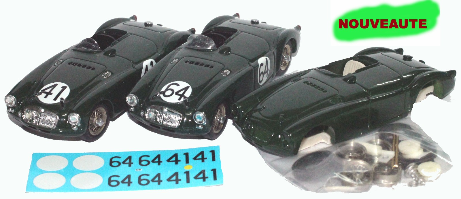 Kit JPS 1/43 MG A 24 Heures du Mans 1955 maquette résine