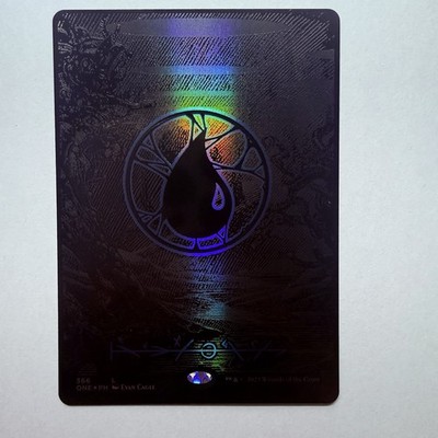 Magic The Gathering Mtg Oil Slick Foil Phyrexian Island Near Mint