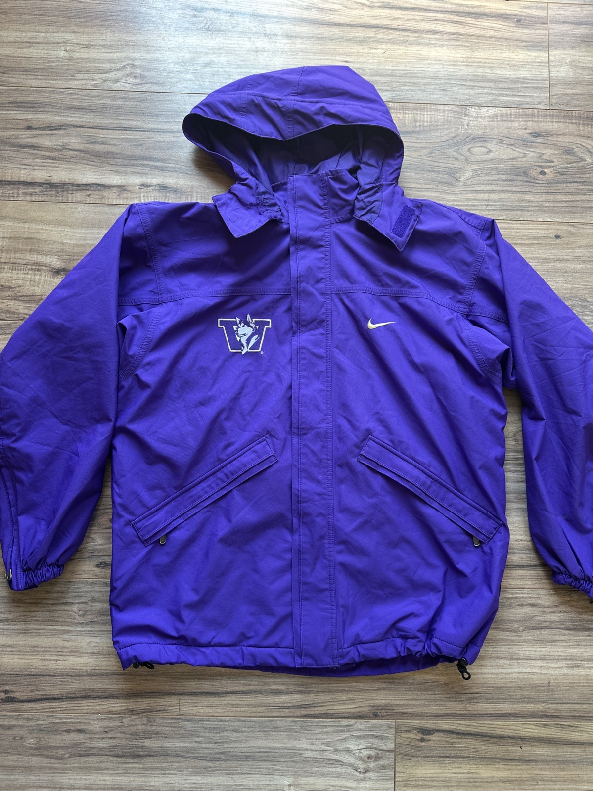 SACAI X NIKE Giacca Nike vintage uomo media Washington Huskies cappuccio rimovibile made in USA