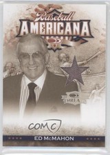 2008 Donruss Threads Baseball Americana Position Materials 89/250 Ed McMahon 1u6