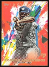 2020 Topps Inception Orange #/50 Rogelio Armenteros #35 Rookie Houston Astros