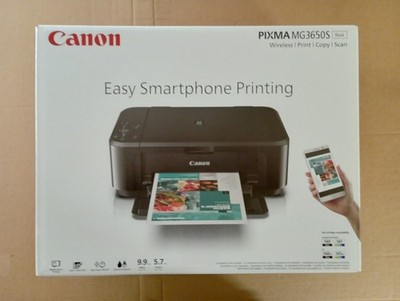 CANON PIXMA MG 3650S +CD-ROM Multidrucker+Scanner+WiFi Mobil-Drucken - KOMPLETT