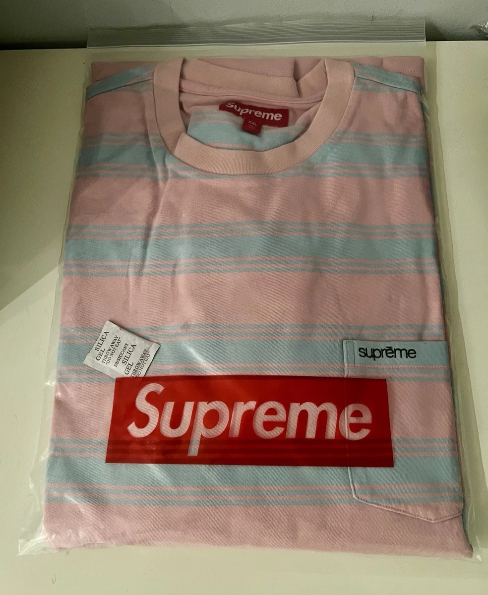Supreme Long Sleeve Striped T-Shirts for Men for sale - eBay