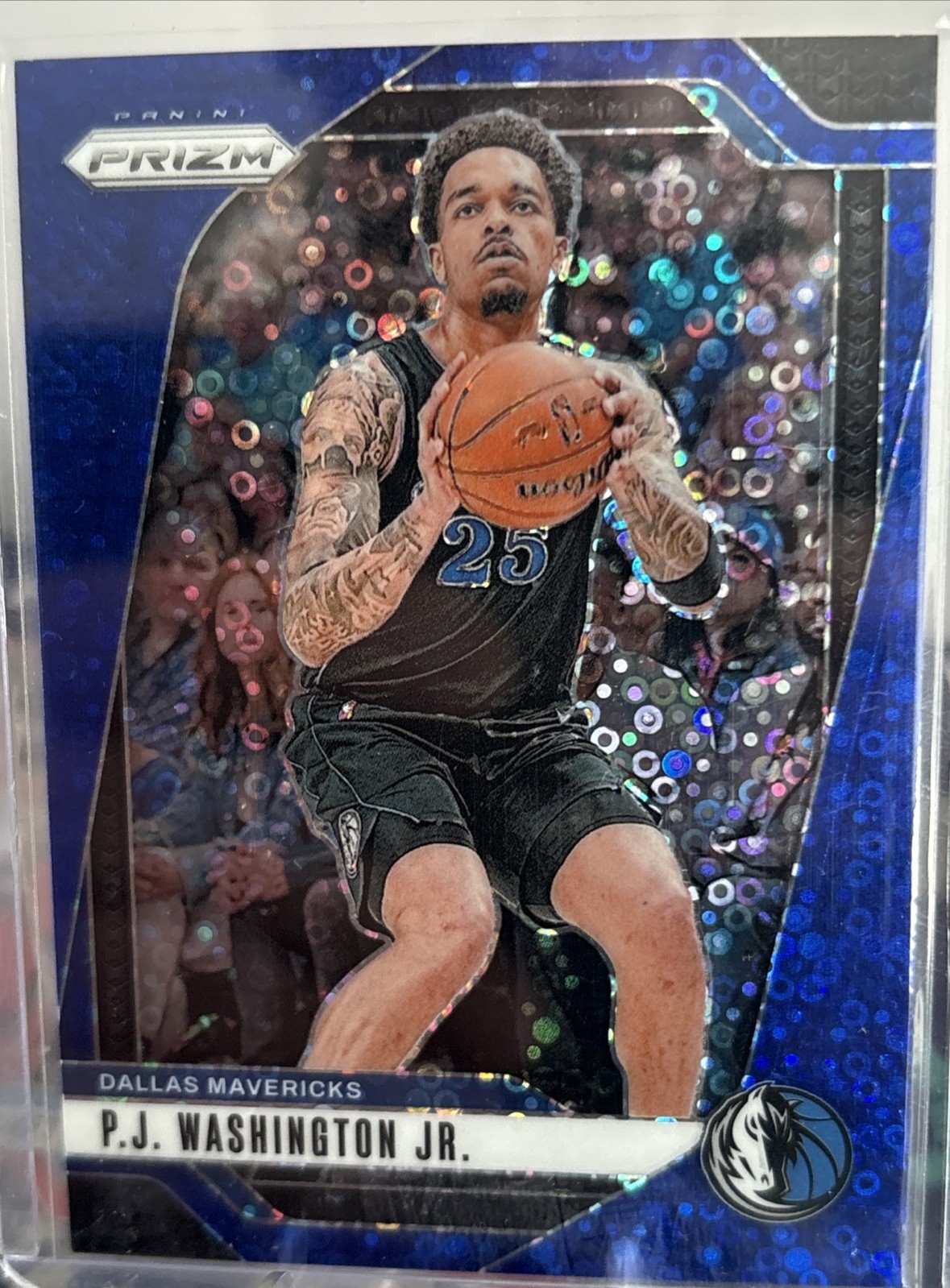 PJ Washington Jr-lot of 2 Cards-Fast Break Disco /150 totally Certified Mirror