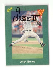 1991 Classic III SAN DIEGO PADRES Team Set