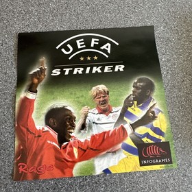 UEFA Striker Soccer football Video Game for Sega Dreamcast Console see photos