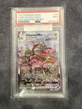 Pokémon TCG Rayquaza VMAX Holo Card Evolving Skies 218/203 PSA 9 Mint