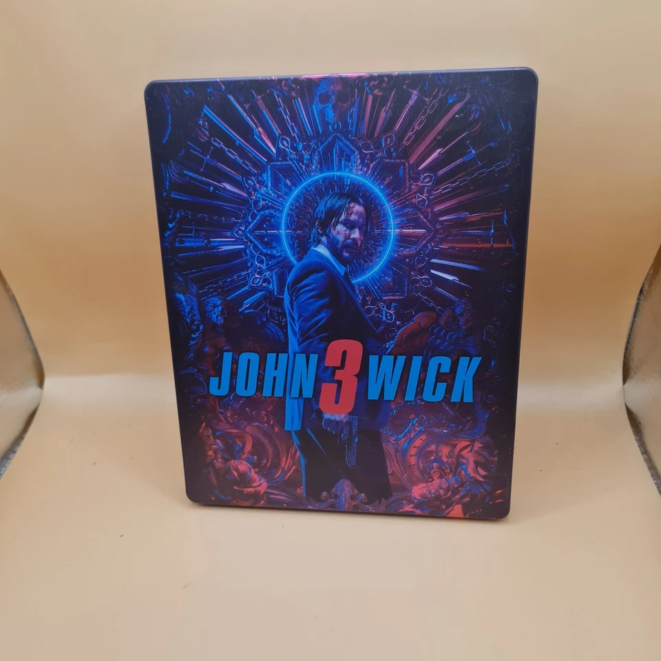 JOHN WICK 3 4K UHD Blu-Ray Steelbook aus Sammlung KEANU REEVES - Bild 1 von 3