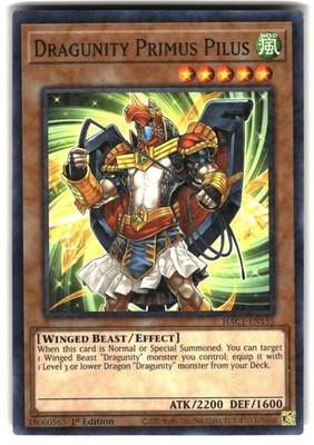 Dragunity Primus Pilus (Duel Terminal) Hidden Arsenal: Chapter 1 HAC1-EN155