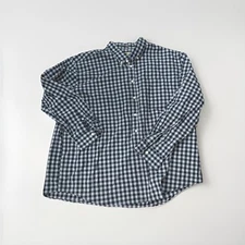 Men's THE FOUNDRY Easy Care Long Sleeve Button Front Shirt Sz 3XL Cotton Blend