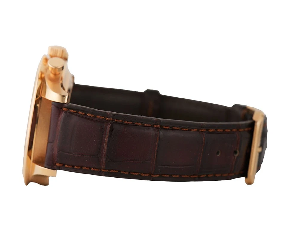 Reloj para hombre IWC Portugués cronógrafo IW371402, 41 mm esfera plateada oro rosa de 18 quilates” Foto 3 de 4