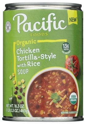 Pacific Foods Organic Chicken Tortilla Style Soup With Rice 16.3 Oz