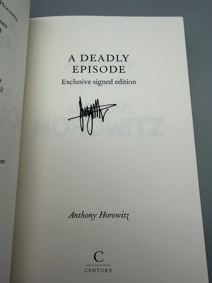 SIGNED - A Deadly Episode By Anthony Horowitz New 1st Edition Hardback - Image 2 of 4