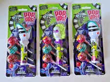 Beetlejuice  Pop Ups! Flix Candy Lollipop  Lot 3 New