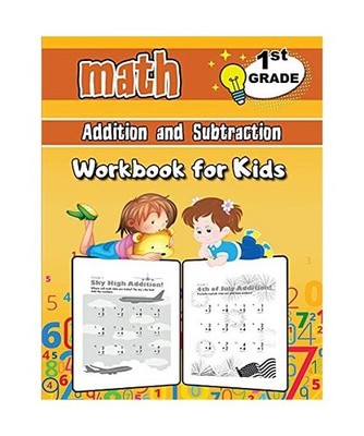 1st Grade Math Workbook for Kids: Addition and Subtraction Activity Book, Math f