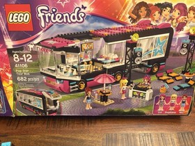 LEGO FRIENDS: Pop Star Tour Bus (41106).  Complete with manuals  and Box