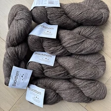 Classic Elite Blackthorn Lot 154068 5 Hanks Natural Undyed Yarn Chunky