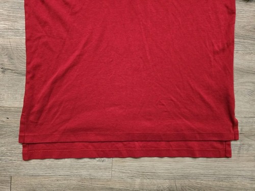 Vintage Polo by Ralph Lauren Shirt Mens Large Red Fitted Sleeve Logo 100% Cotton - Picture 10 of 14