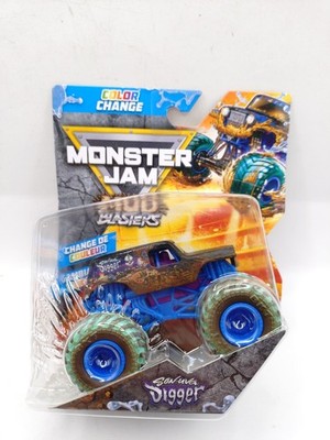 Monster Jam Son Uva Digger Mud Blasters Monstertruck Farbwechsel Maßstab 1:64