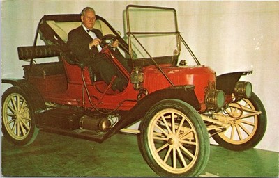 Postcard -1910 Stanley Steamer Auto-  Pioneer Village Minden, Nebraska