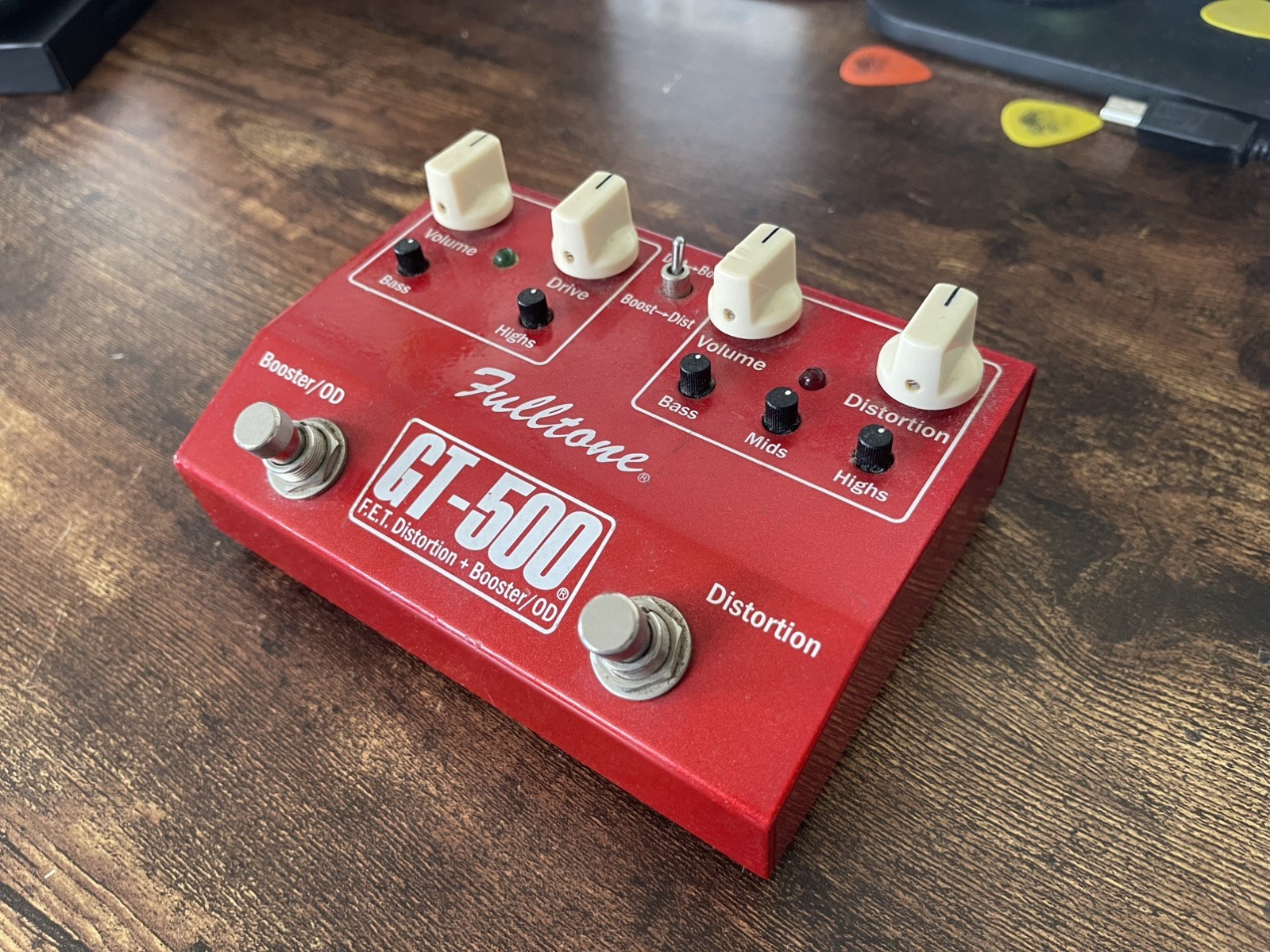 Fulltone GT-500 - Distortion, Boost/Overdrive Pedal 2