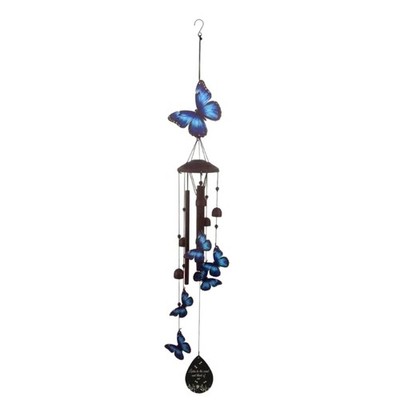 Delicate Butterfly Shape Wind Chimed For Garden Balcony Decoration With Gentle