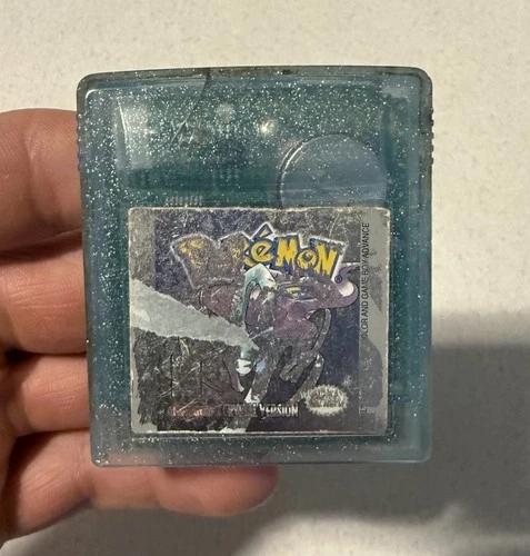 Pokemon Crystal Version (Game Boy Color), authentic game cart only( New battery)