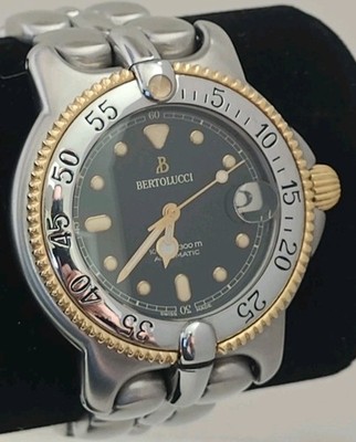 Bertolucci Pulchra Maris Diver 629 8055 49A Steel And  18k Gold Automatic Watch