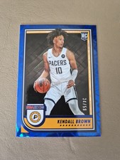 2022-23 Panini NBA Hoops KENDALL BROWN Blue Parallel Rookie Card #279 RC  34/59 