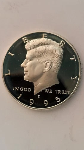 1995-S United States, Proof Silver, Kennedy Half Dollar
