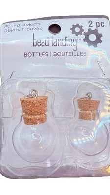 Bead Landing Glass Bottle Charms