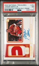 2022-23 Panini National Treasures Prime /25 Jabari Smith Jr #CFS-JSJ Auto RPA