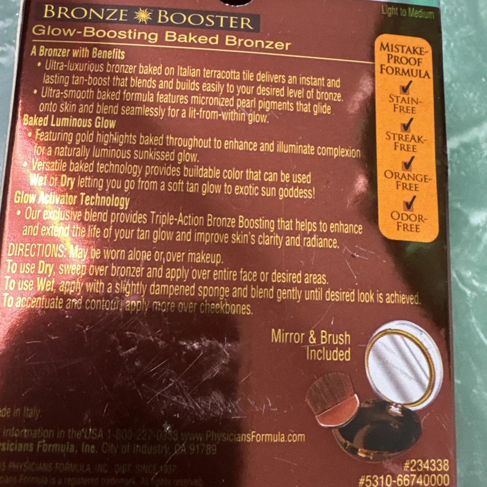 Bronze Booster, Glow-Boosting Baked Bronzer, 6674 Light to Medium, 0.24 oz (7 g) - Image 4 of 4