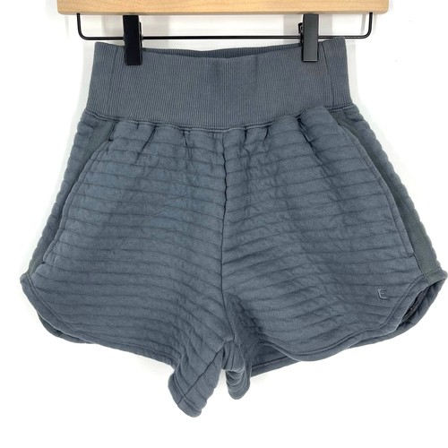 Everlane Organic Cotton Quilted Shorts Blue Gray Size XXS NWOT - Picture 9 of 9